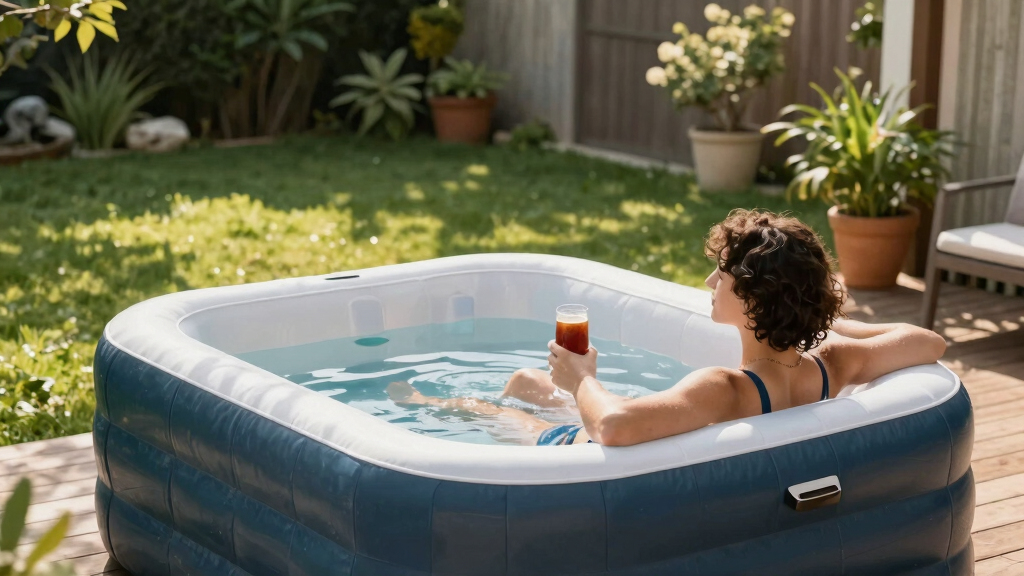 best inflatable hot tub spa for backyard