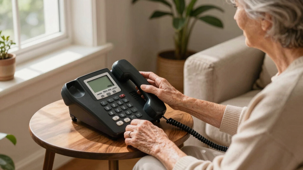 best landline phones for hard of hearing seniors