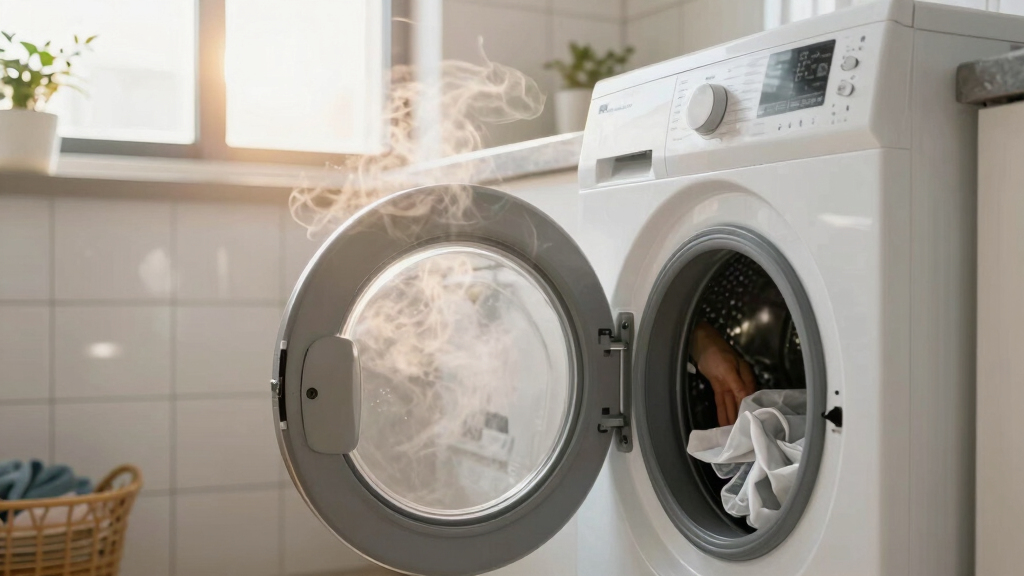best washer dryer set front load with steam