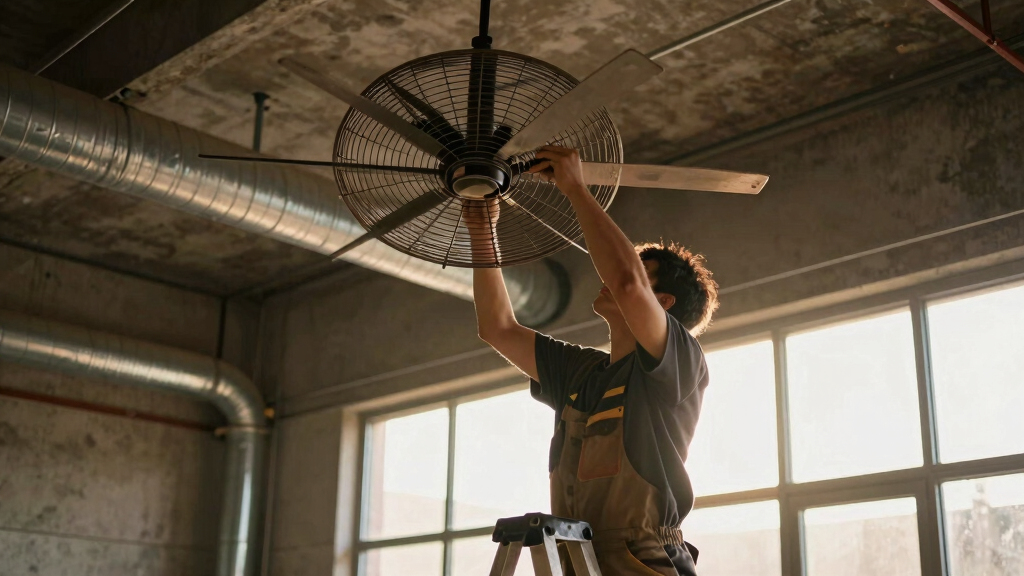 best caged ceiling fans for industrial spaces
