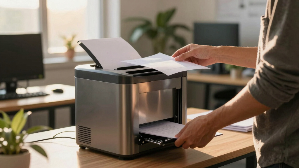 High capacity paper shredder for small business