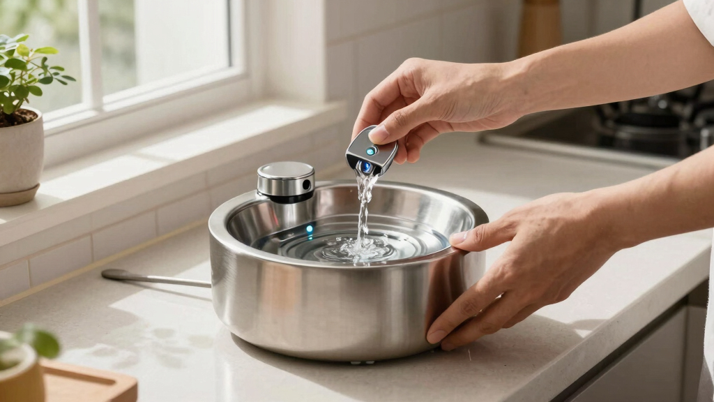 best cat water fountain with filter indicator