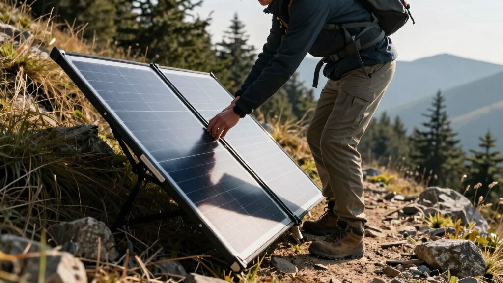 best folding solar panels for bike camping