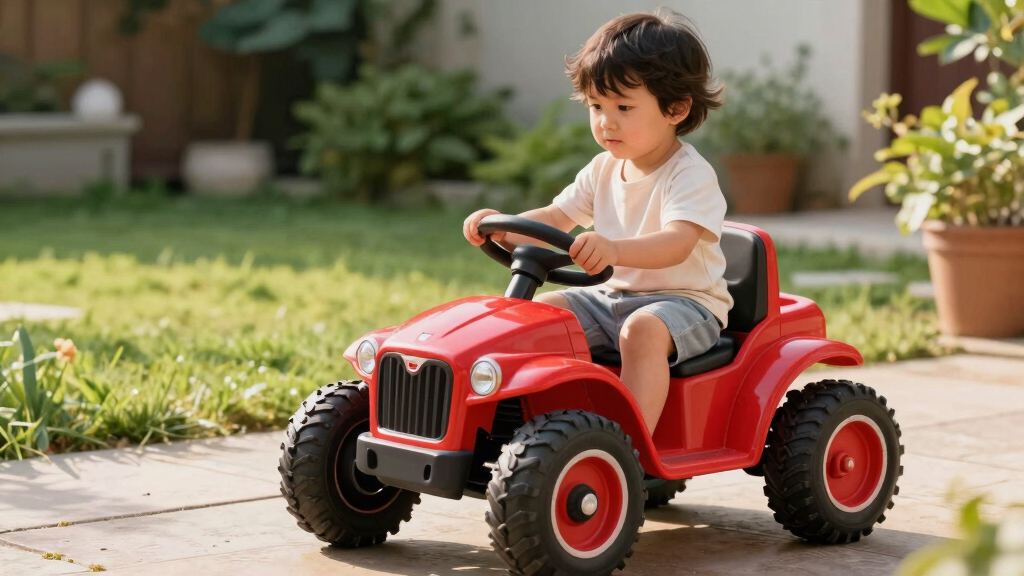 best 24v ride on truck with rubber tires