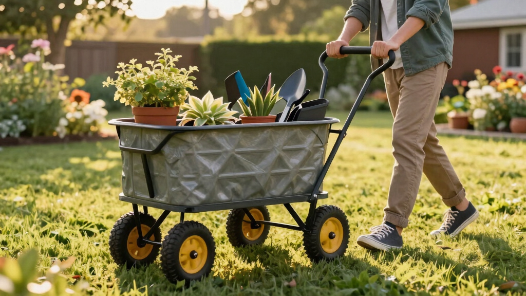 best powered garden cart