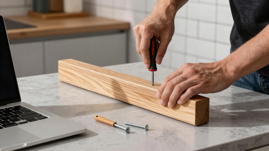 solid wood monitor riser