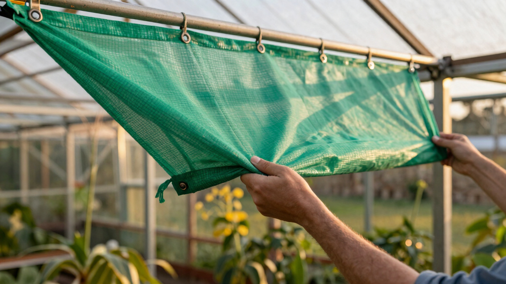 best greenhouse shade cloth kit with grommets