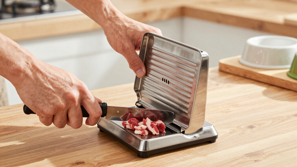 best meat slicer for raw pet feeding