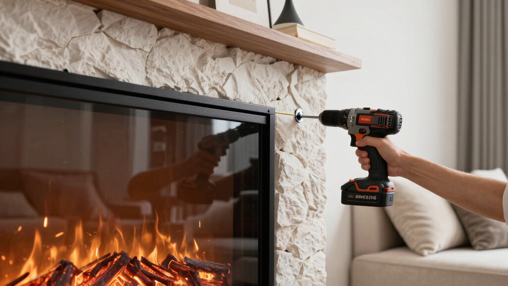 best 3 sided electric fireplace