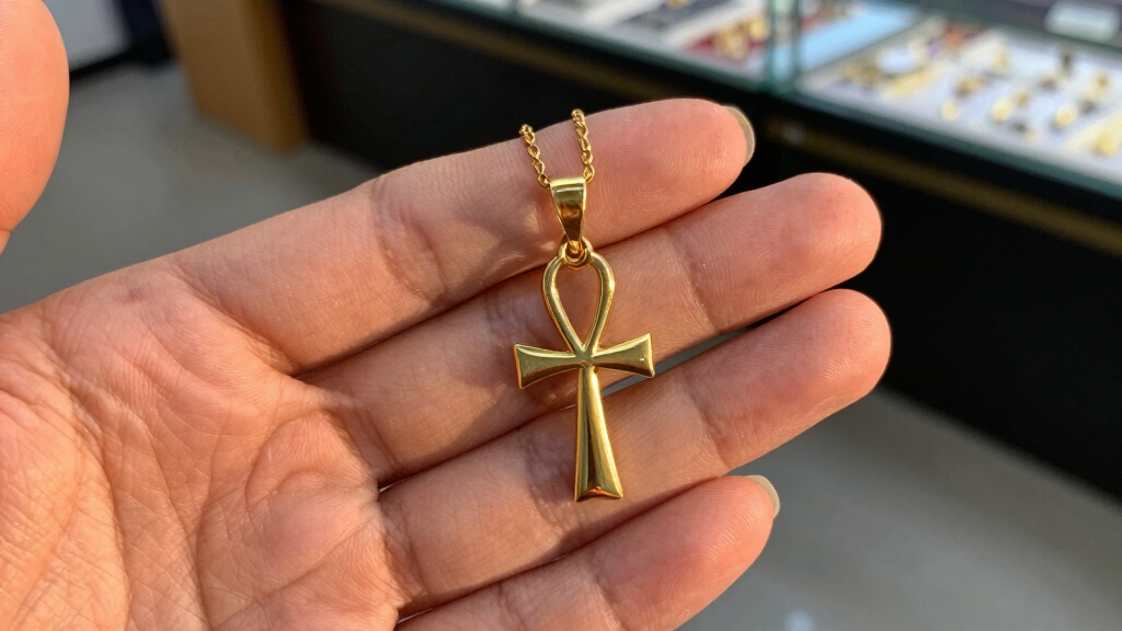 best gold ankh pendant 14k