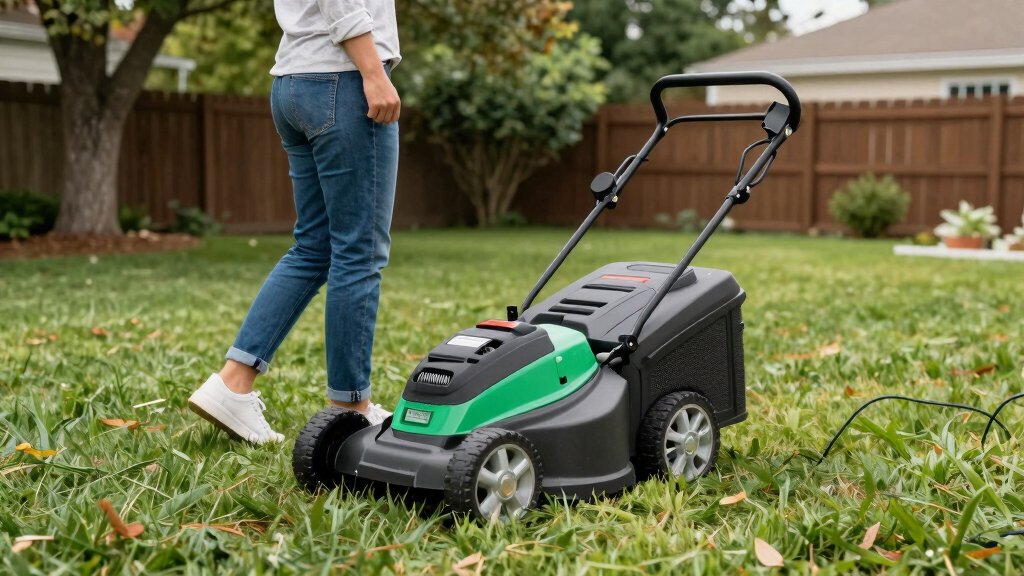 best electric lawn mower for medium yard