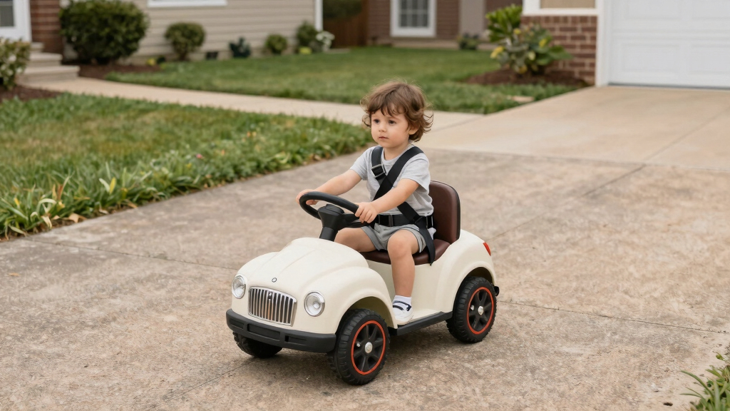 best 12v ride on truck with safety belt