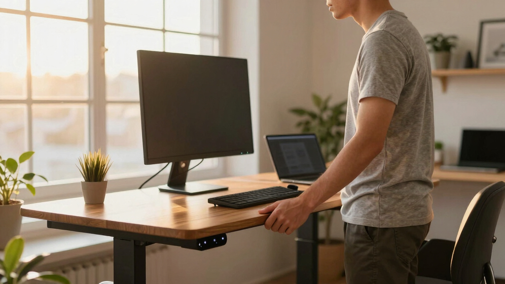 best premium electric standing desk for content creators