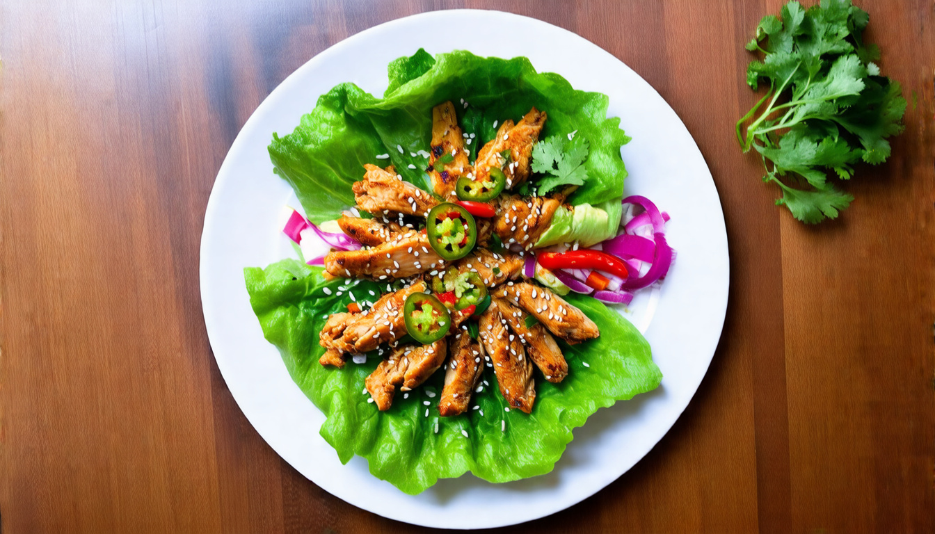 Savor the Flavor: Delightful Chicken Lettuce Wraps for a Healthy Twist