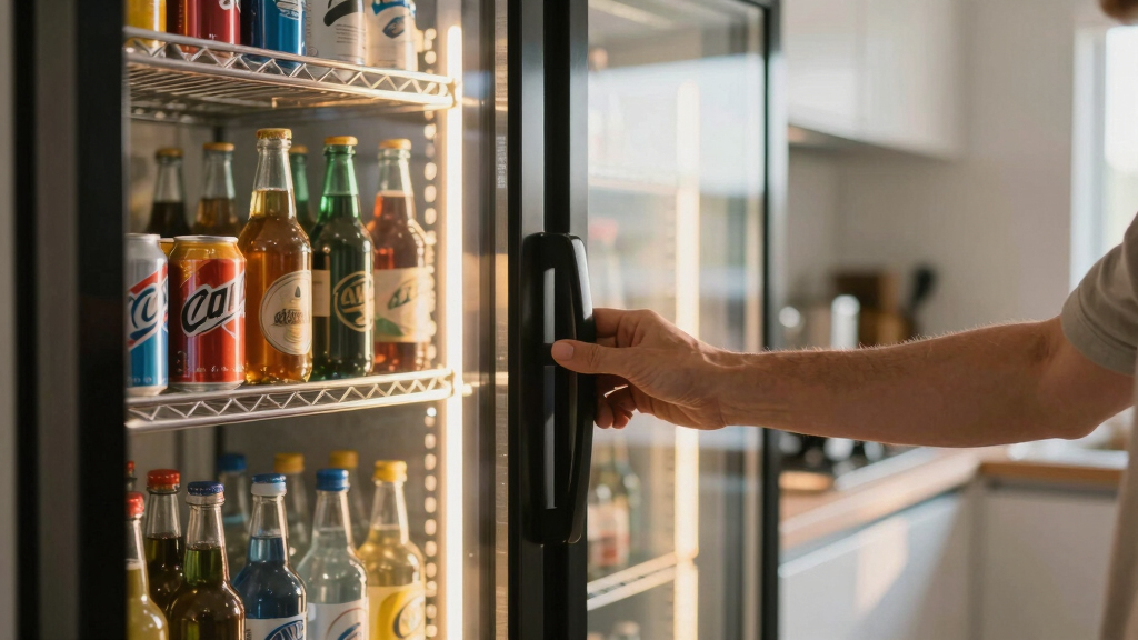 best glass door beverage cooler