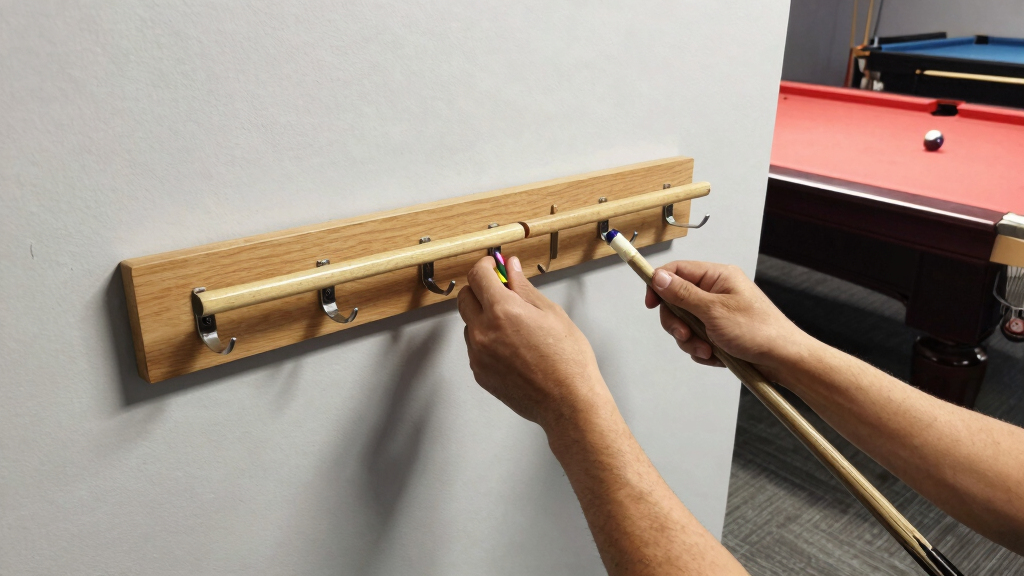 best wall-mounted cue storage systems