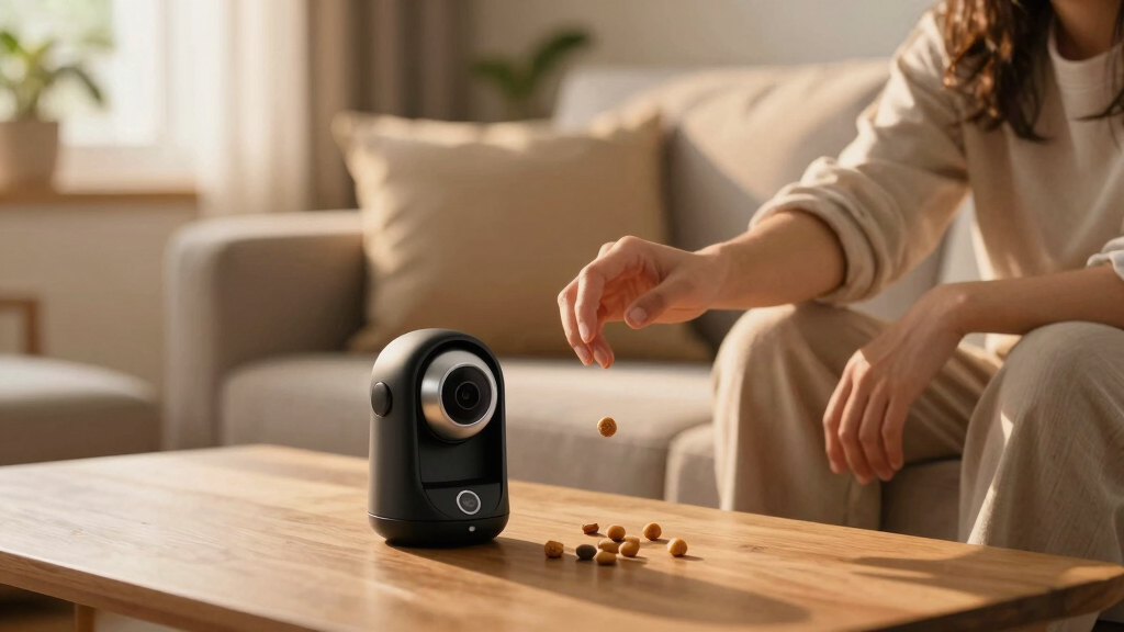 best pet cameras with treat dispenser