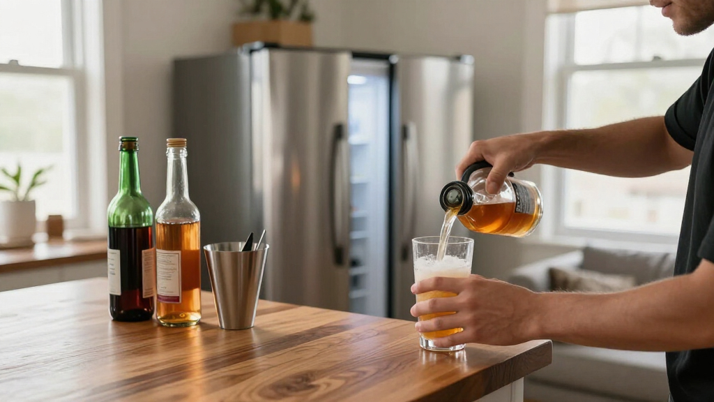 beverage refrigerator for home bar