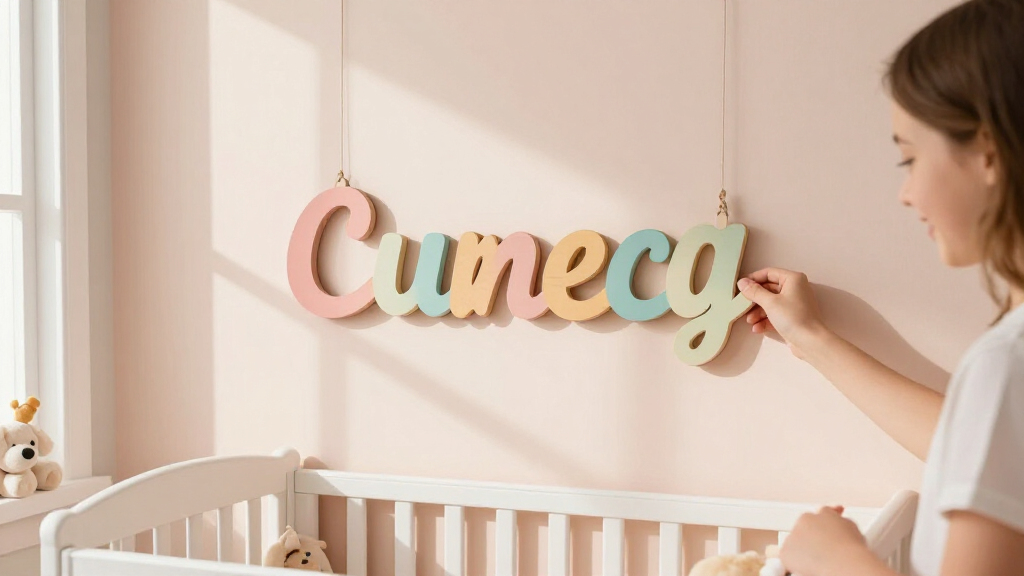 best personalized 3D nursery name signs