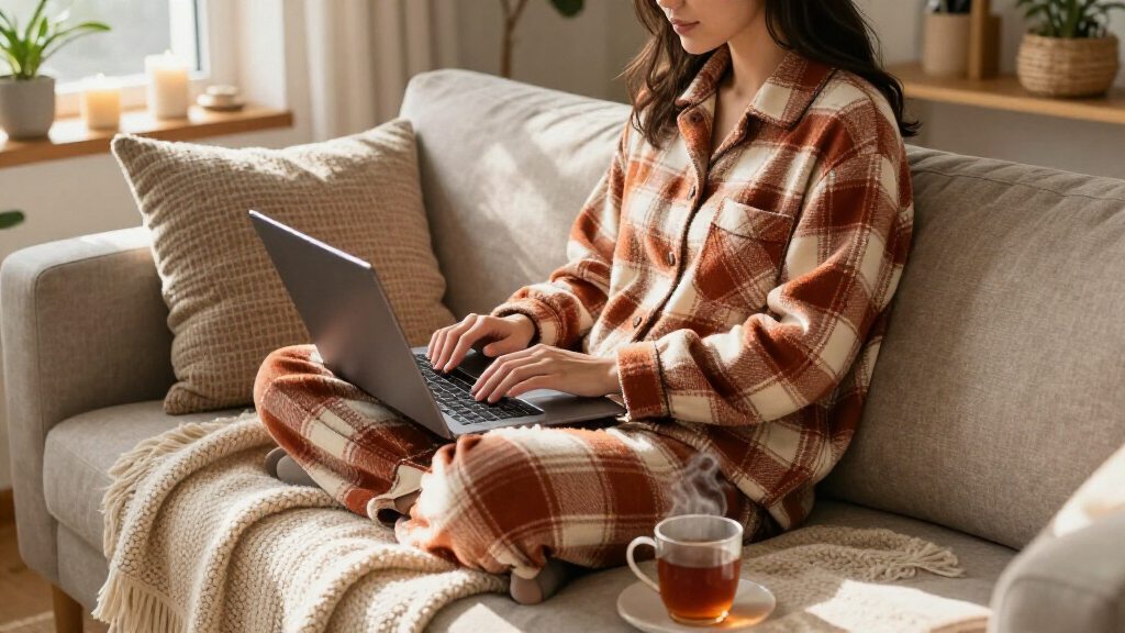 women's cozy fall pajamas