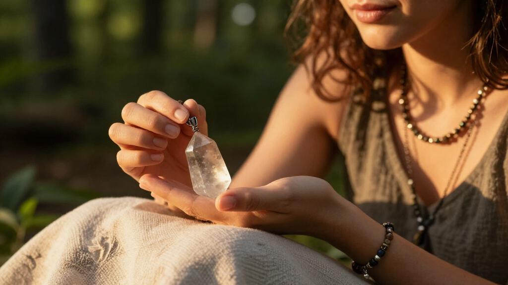 crystal healing jewelry