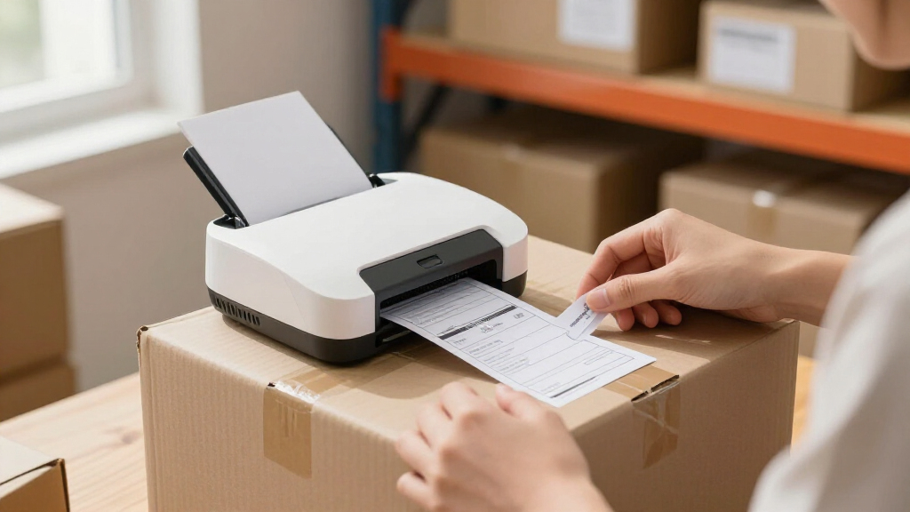 Shipping label printer for small business