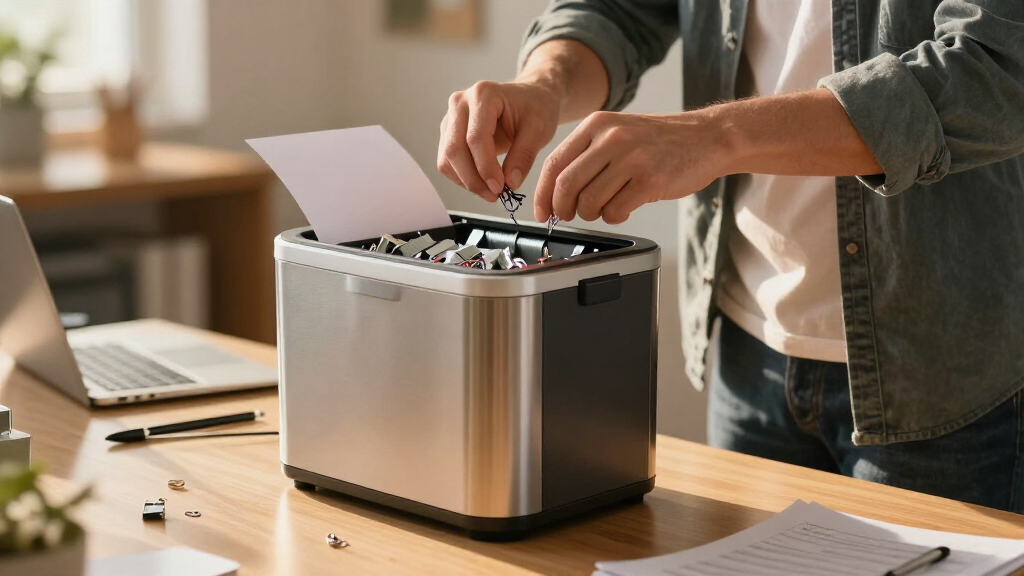 best paper shredder that shreds staples and paperclips