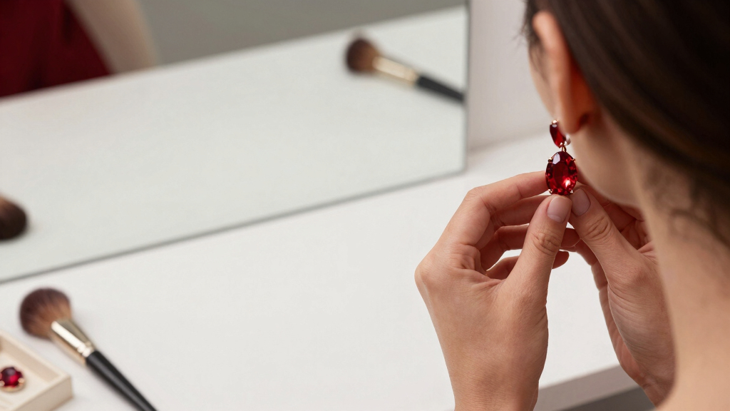 red carpet statement earrings