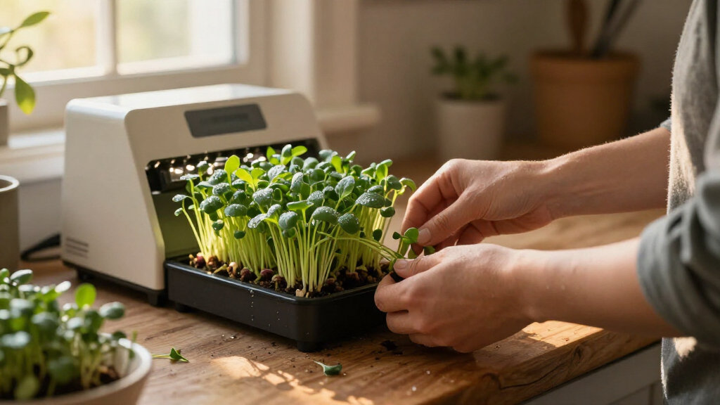 automatic sprouter machine for microgreens