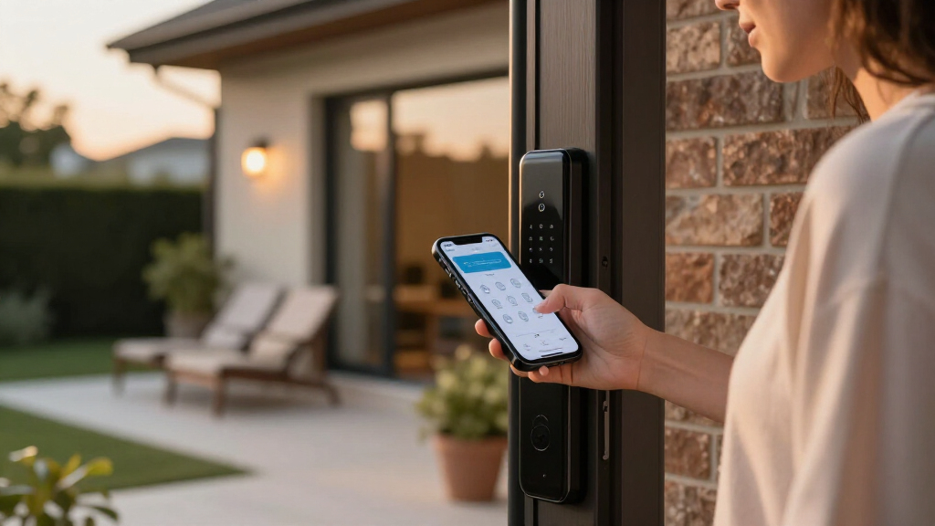 smart lock with keypad and app control