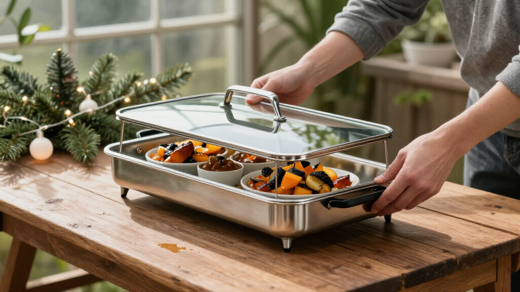 electric warming tray for holiday meals