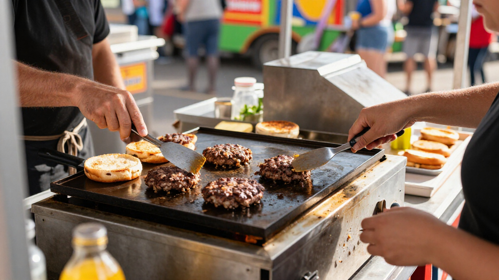 best griddles for smash burger food trucks