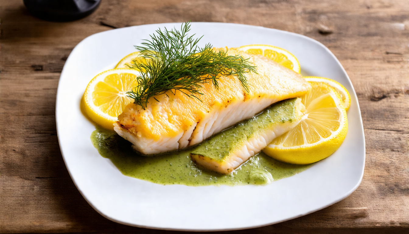 Zesty Baked Cod with Lemon and Fresh Dill: A Delightful Seafood Dish!