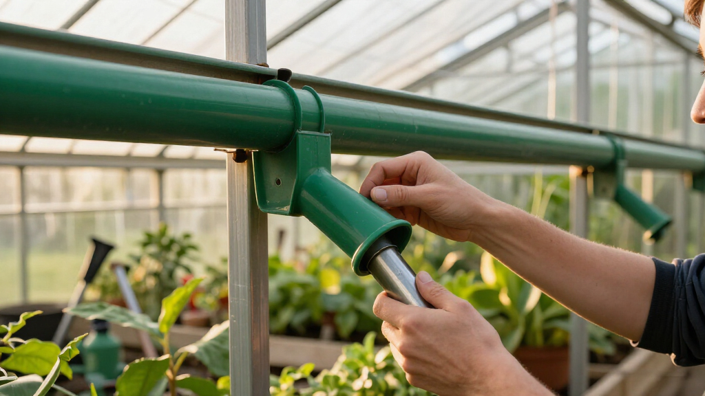 best greenhouse kits with gutter downspouts