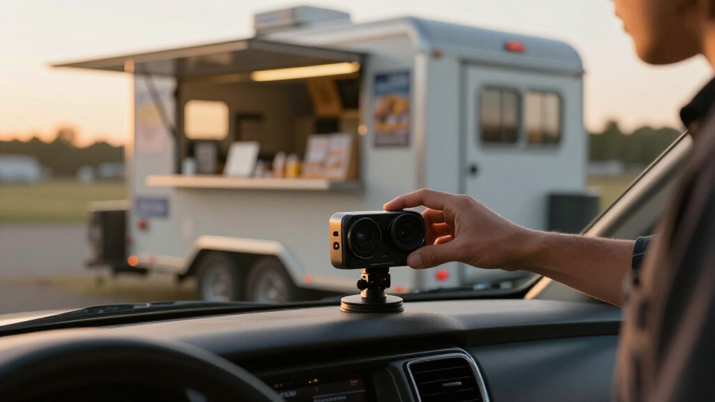 best dual dash cam for concession trailer tow vehicle