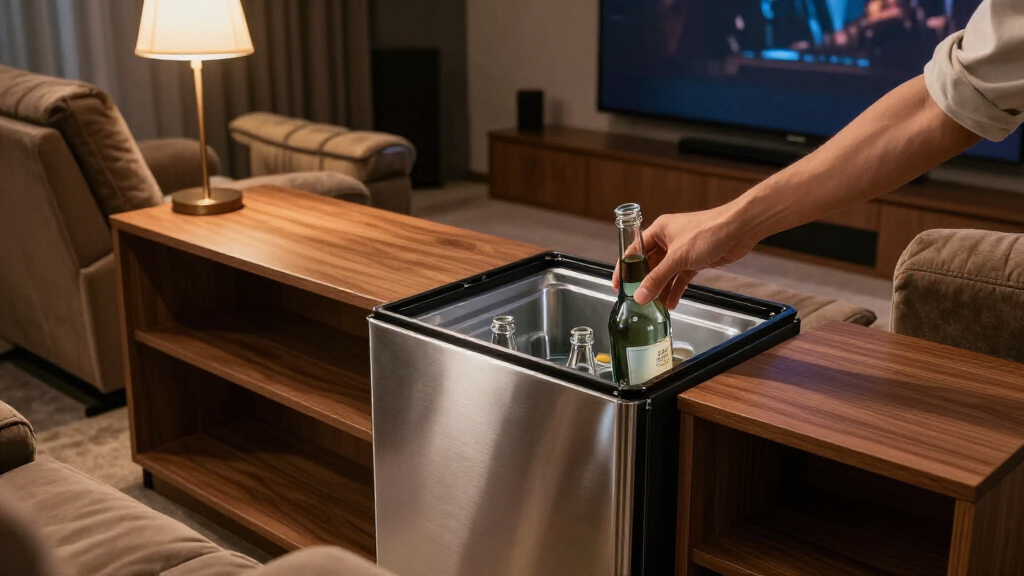 beverage coolers for home theater rooms