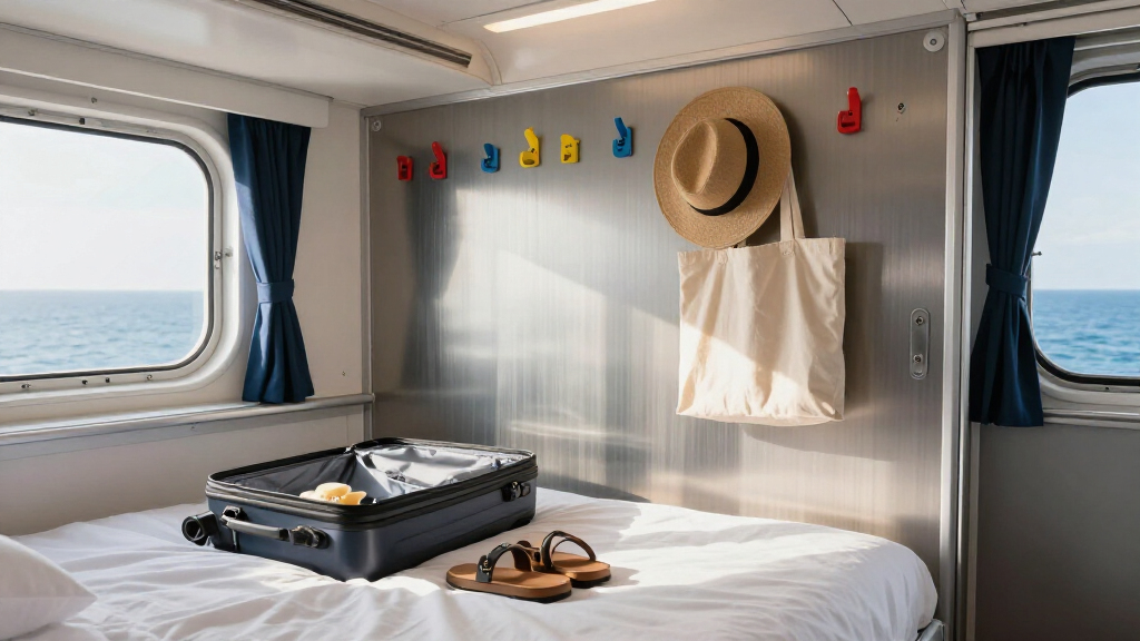 magnetic hooks for cruise cabin