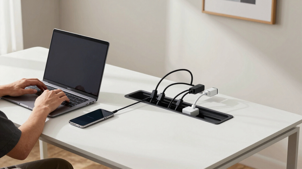 best smart desk with cable management