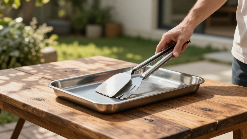 bbq tool set stainless