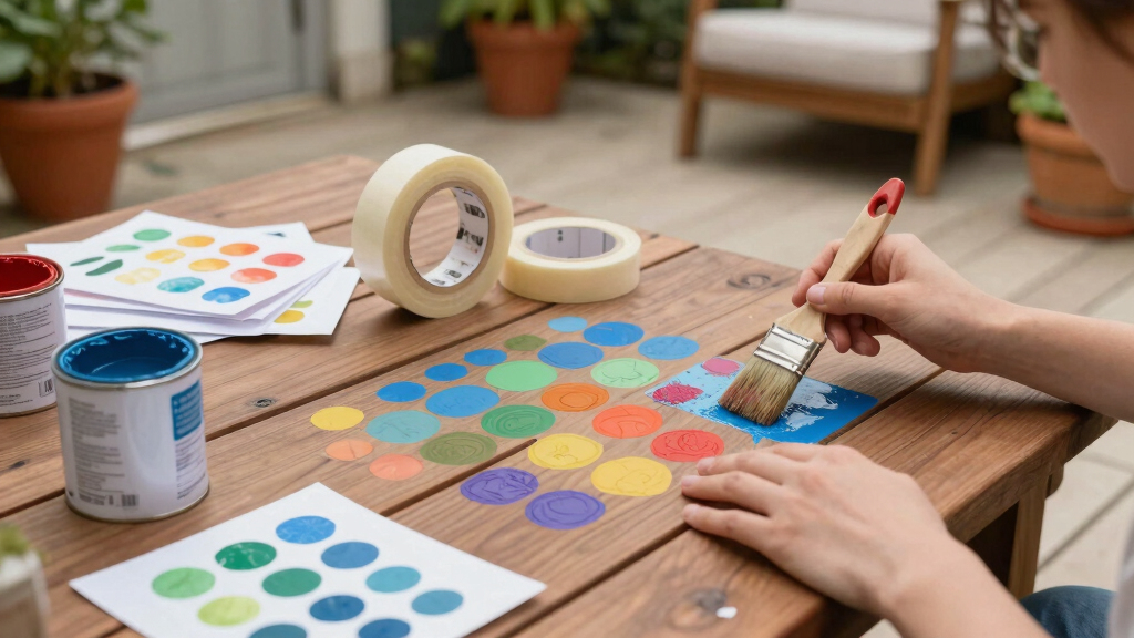 best patio paint and stencils