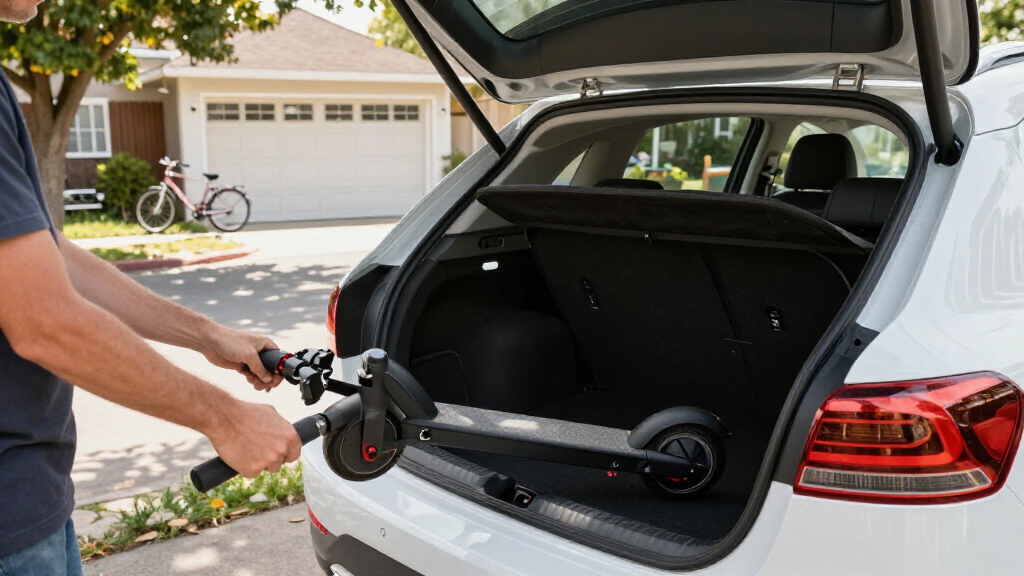Folding Electric Scooters and E-Bike Racks for Multi-Modal Commuters