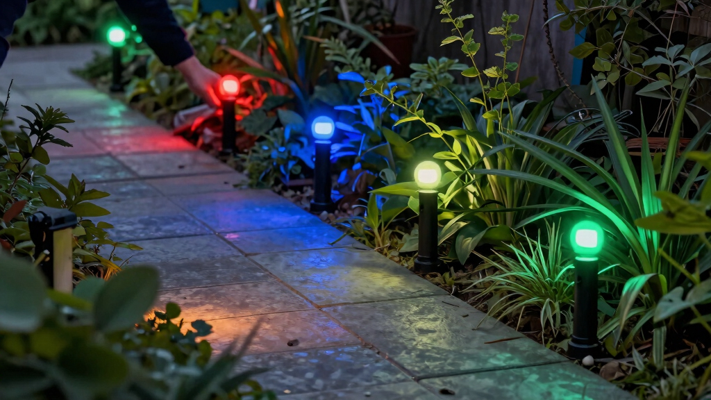 best color changing outdoor lights