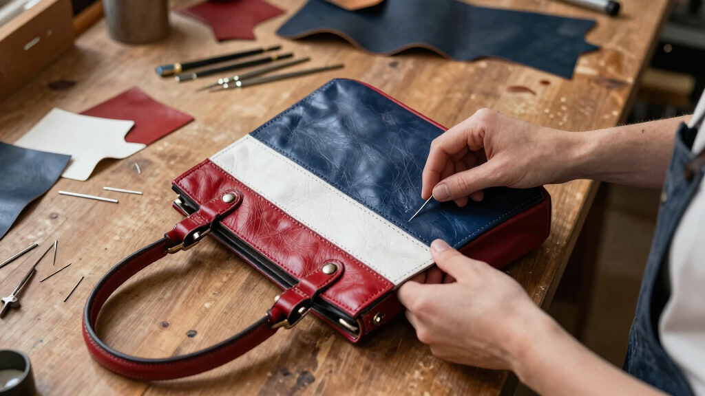 patriotic leather handbags