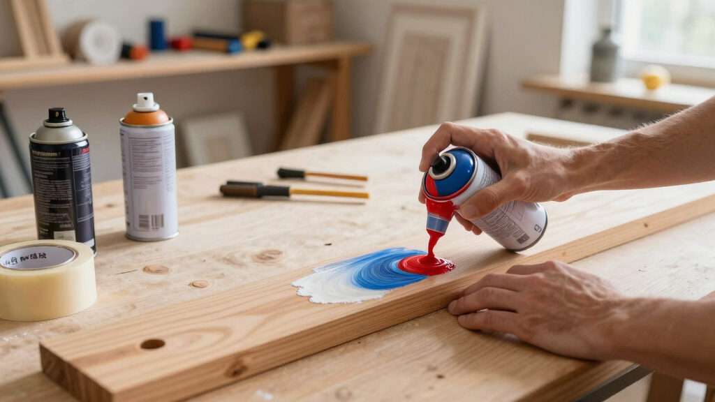 patriotic spray paint for DIY decor