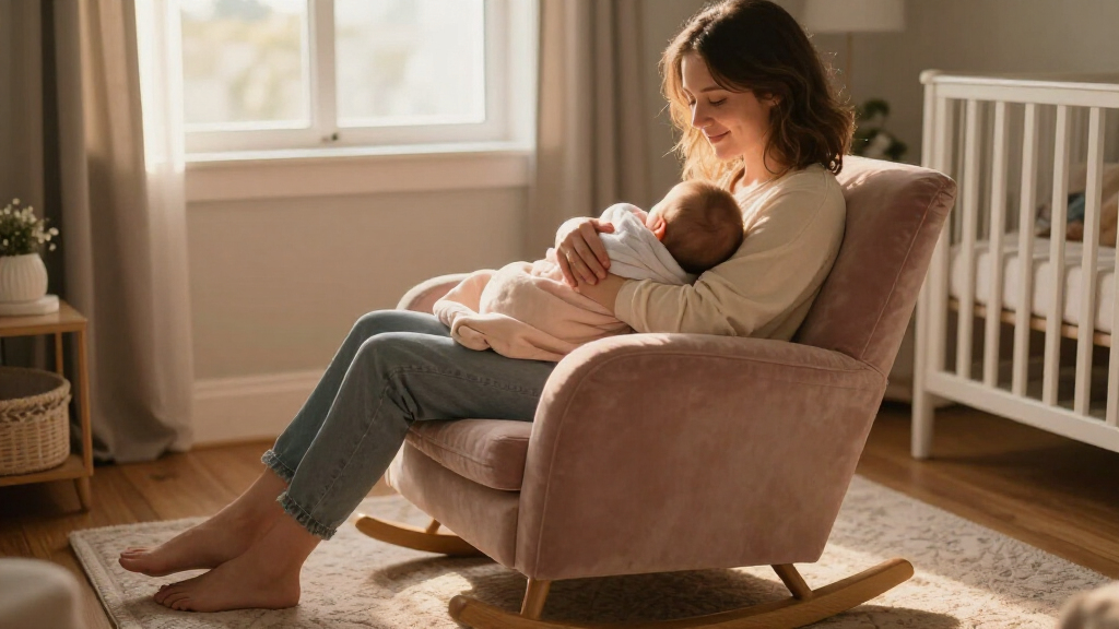 luxury nursery rocking chairs