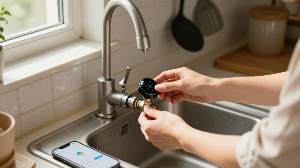 smart water shutoff valve system