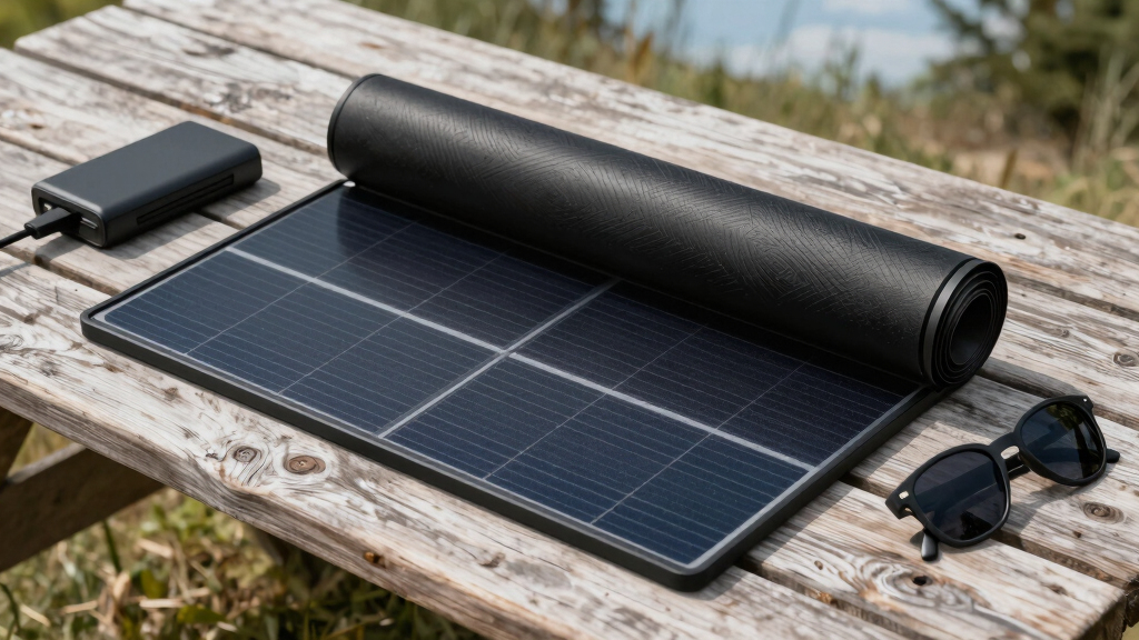 best flexible solar panel for van and camp use