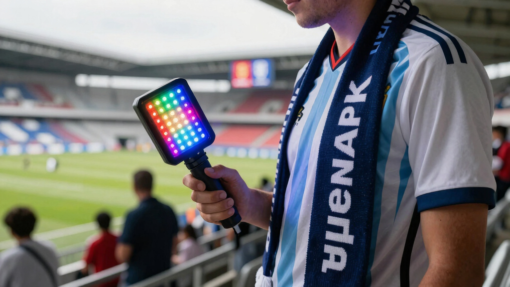 soccer fan LED light displays