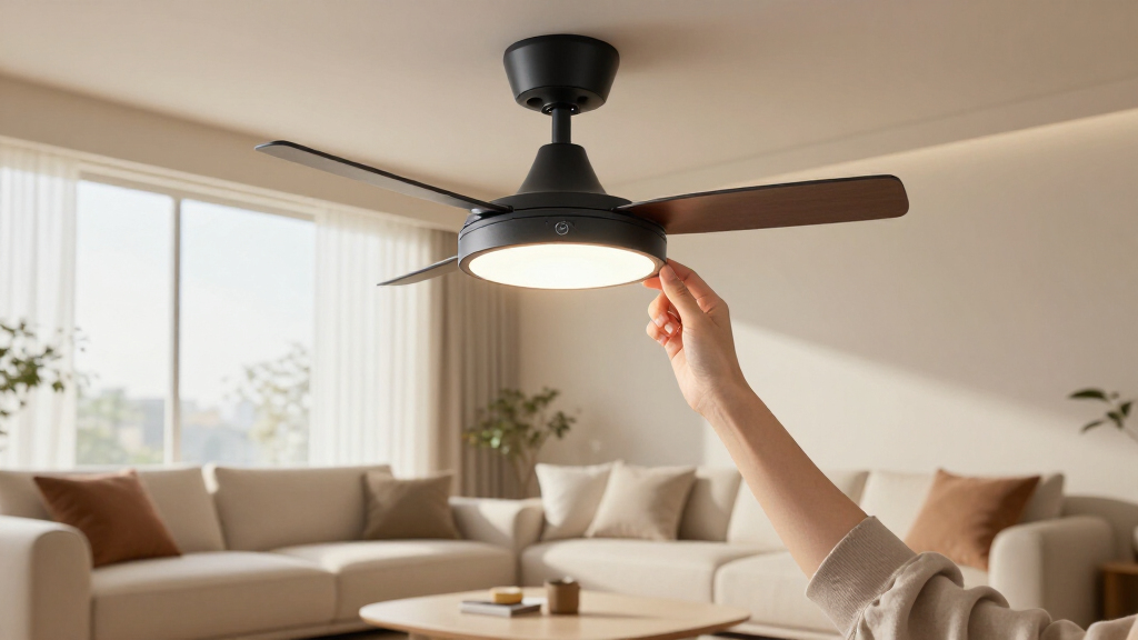 smart ceiling fan with light