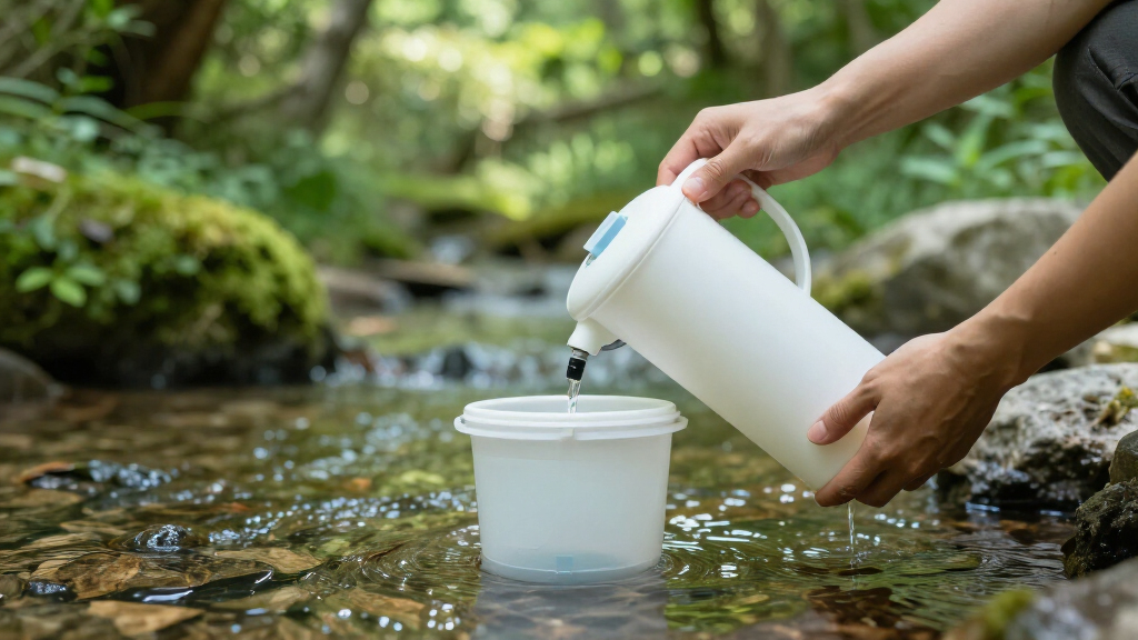 portable water filtration system for emergencies